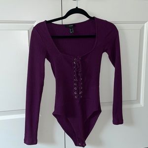 Forever 21 Purple Body Suit